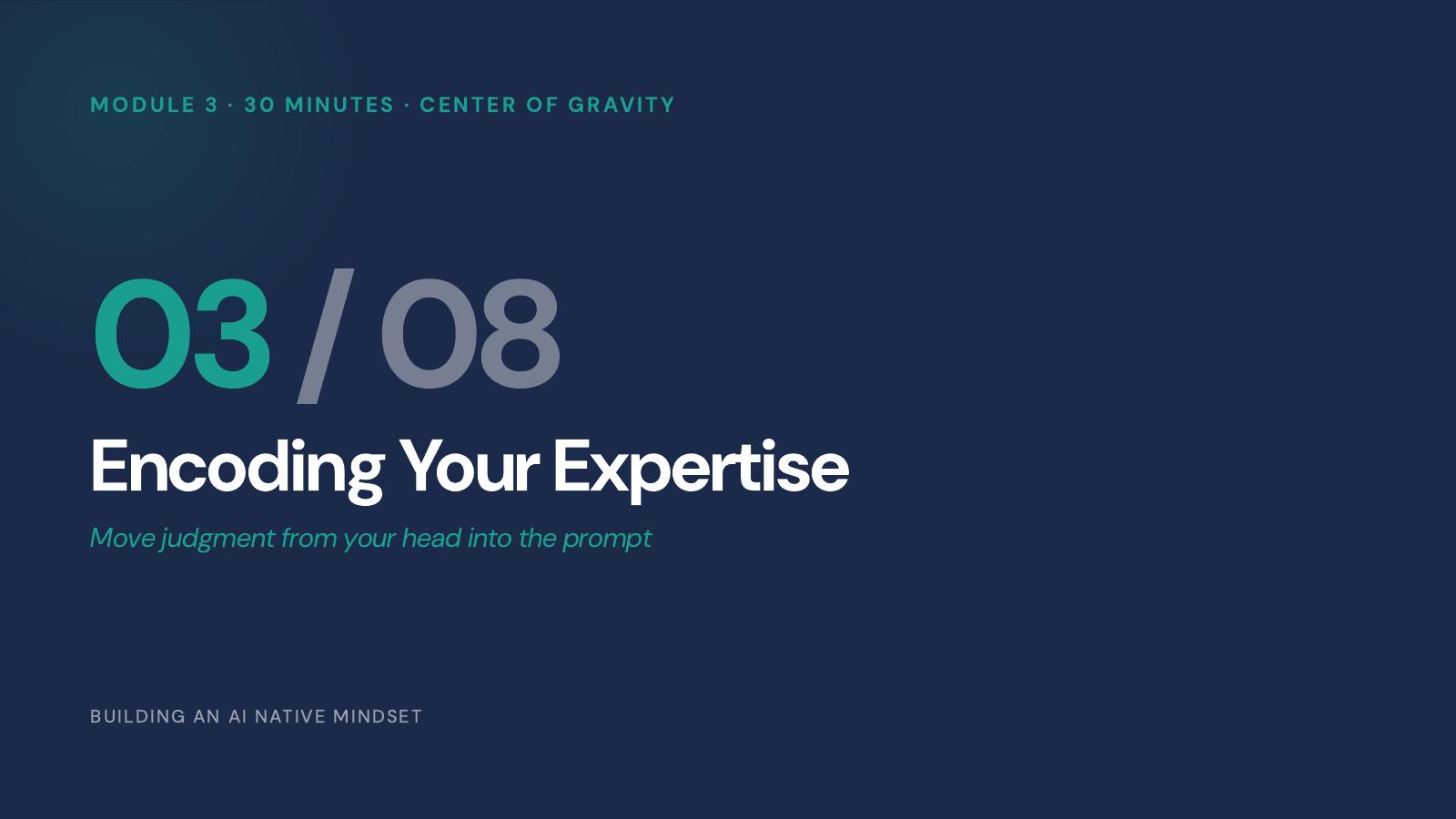 Building an AI Native Mindset — slide 23