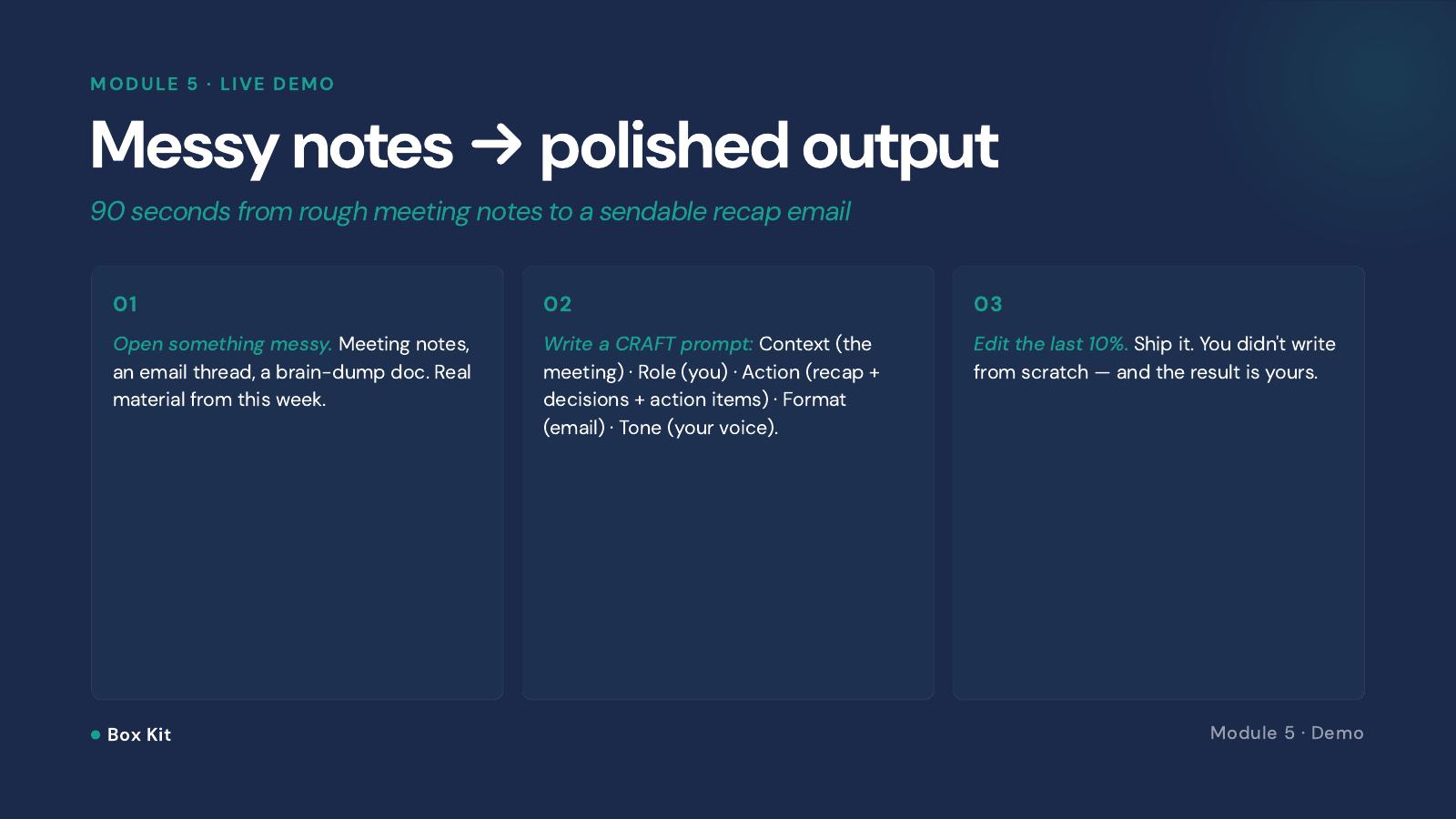 Building an AI Native Mindset — slide 41